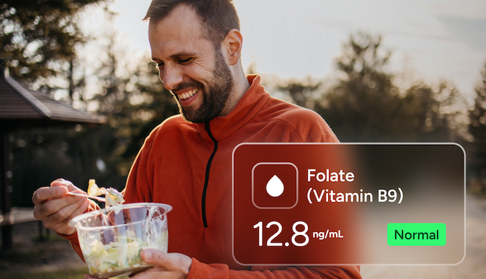 View lab tests for nutrient deficiencies (like folate) 